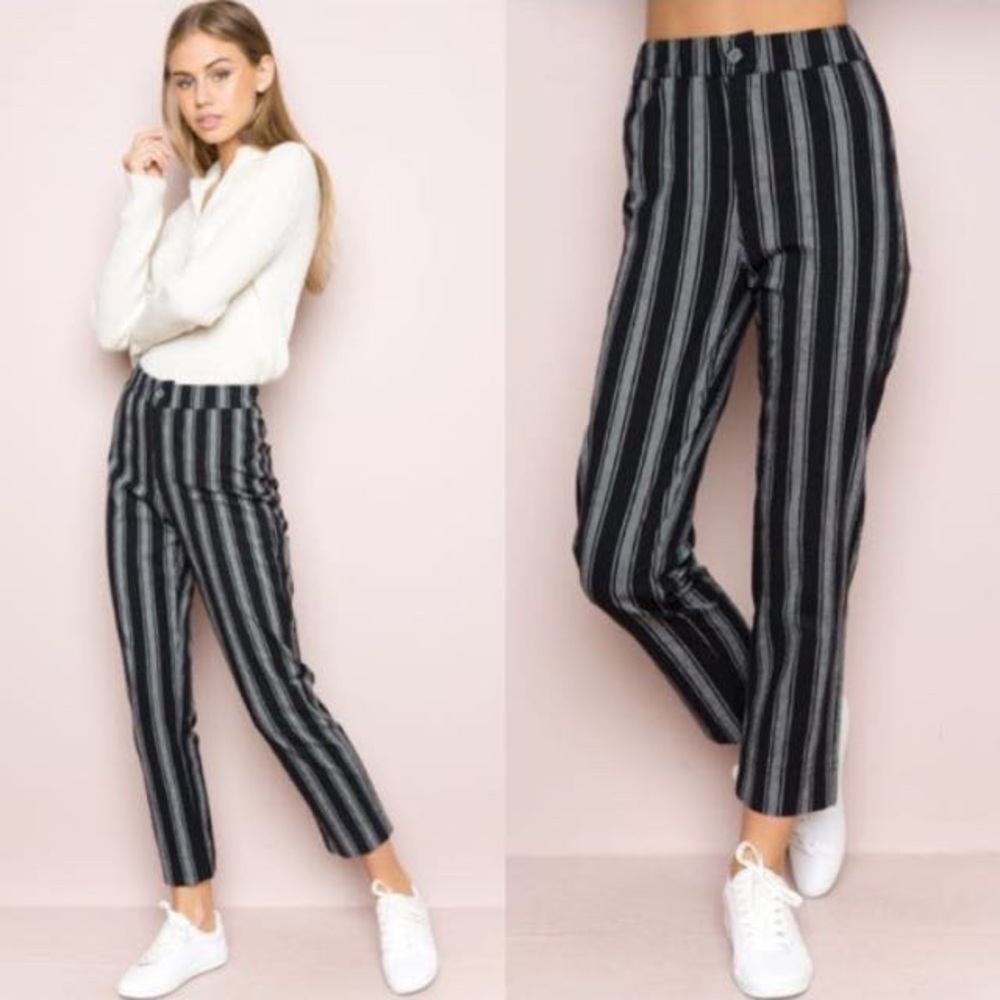 Brandy Melville black grey Tilden pants